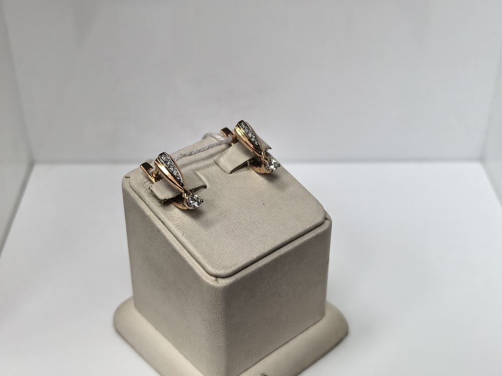 СЕРЬГИ БРИЛЛИАНТ (Au 585)