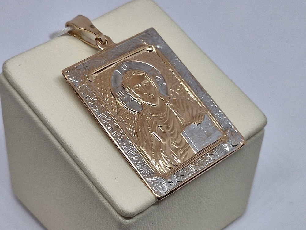 ПОДИБК585 ПОДВЕСКА ИКОНА БЕЗ КАМНЯ (Au 585)