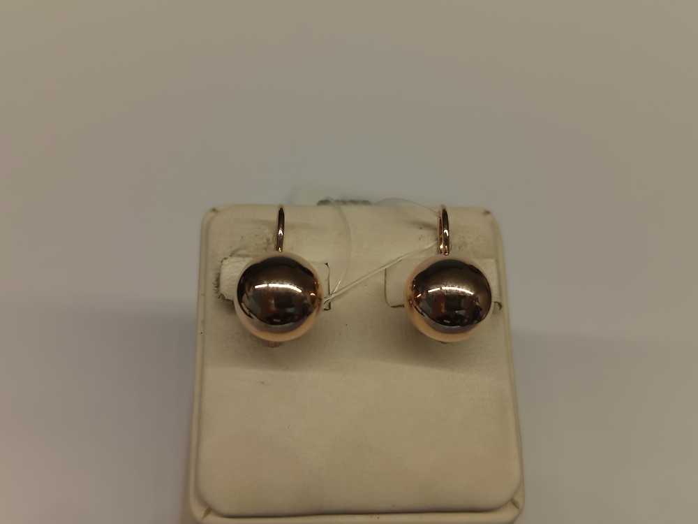 СЕРЬГИ БЕЗ КАМНЯ (Au 585)