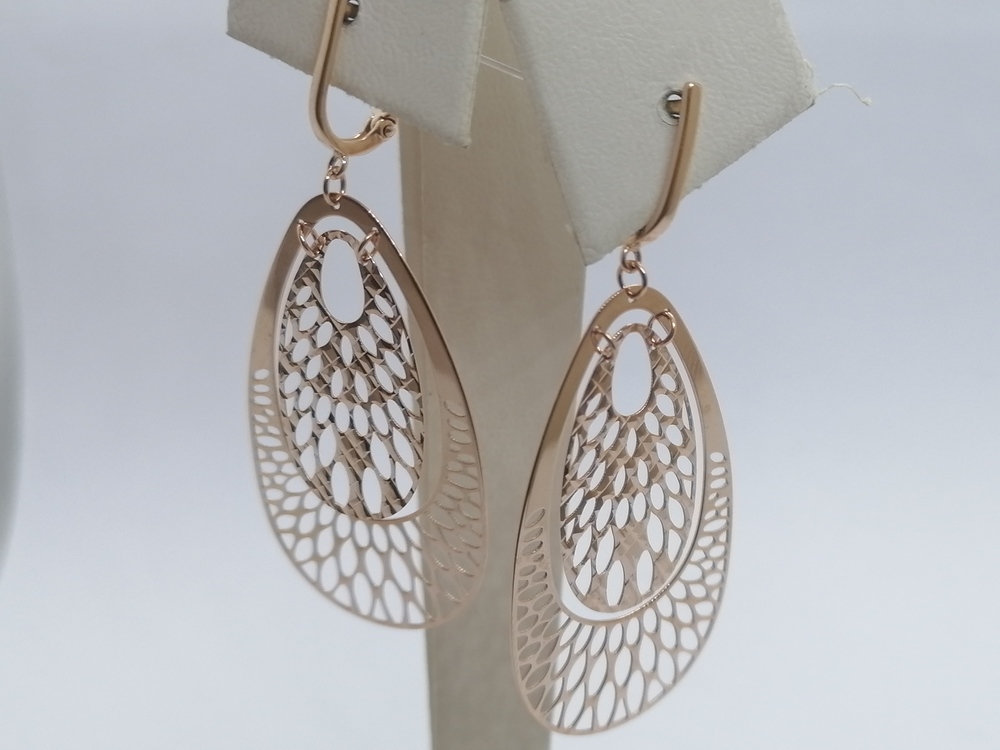 СЕРЬГИ БЕЗ КАМНЯ (Au 585)