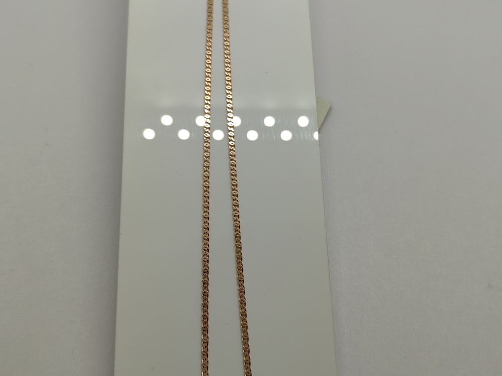 ЦЕПЬ ПОЛНОВЕСНАЯ Птичий глаз(глаз пантеры) (Au 585)