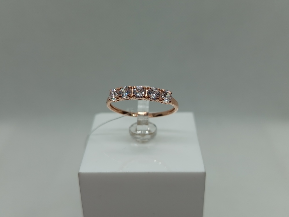 КОЛЬЦО С КАМНЯМИ (Au 585)