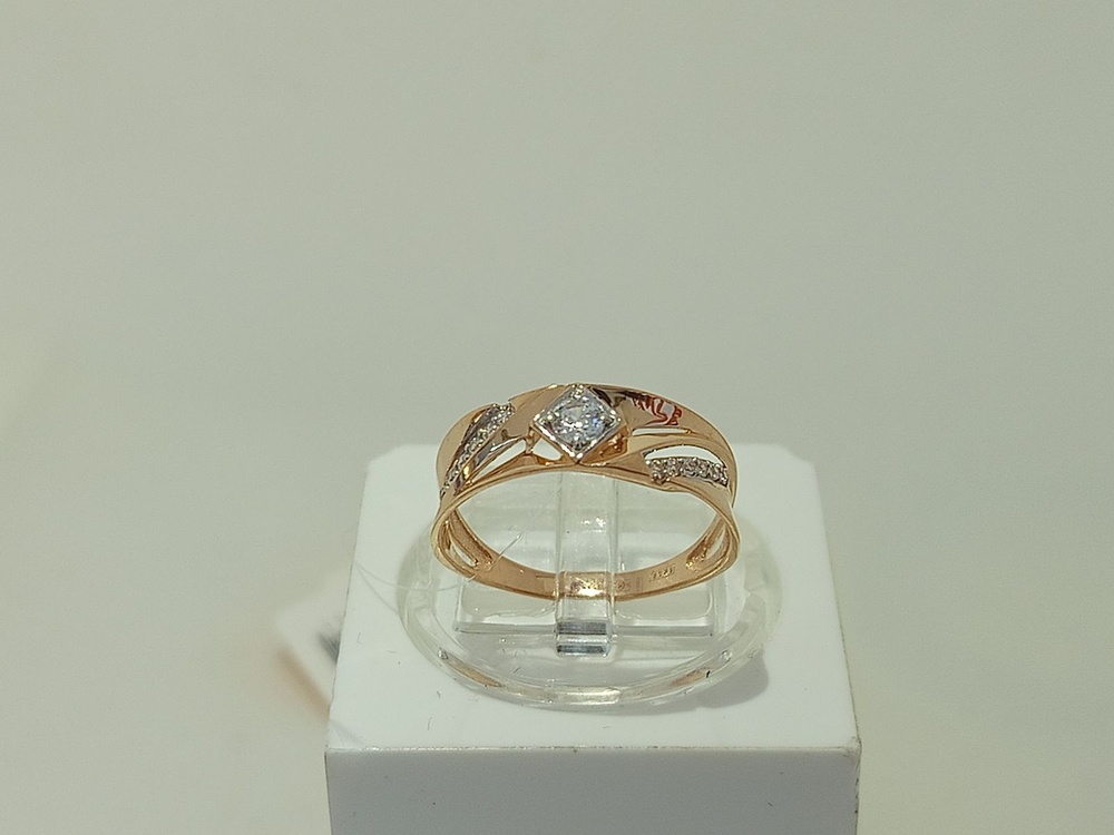 КОЛЬЦО С КАММНЯМИ (Au 585)