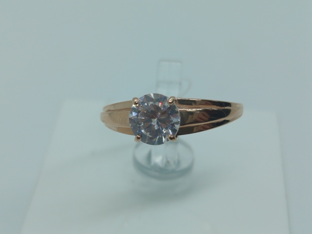 КОЛЬЦО С КАМНЕМ (Au 585)