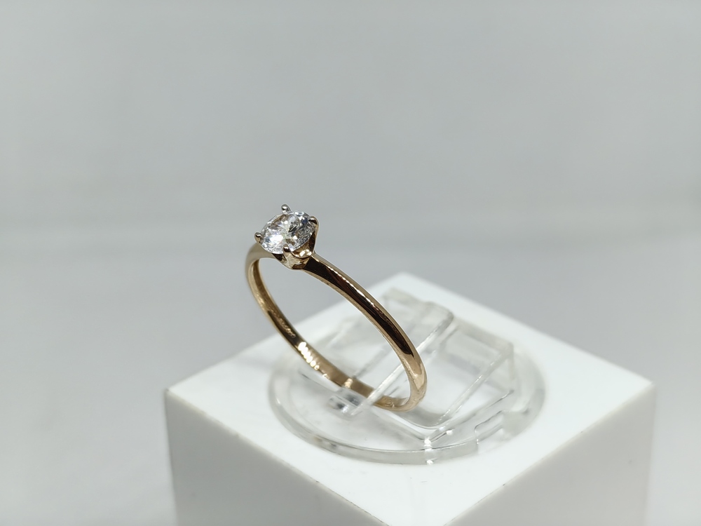 КОЛЬЦО С КАМНЕМ (Au 585)