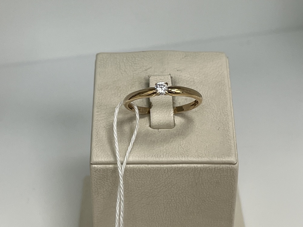 КОЛЬЦО С КАМНЕМ (Au 585)