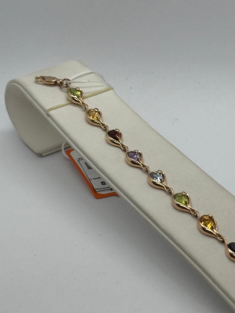 БРАСЛЕТ С КАМНЯМИ (Au 585)