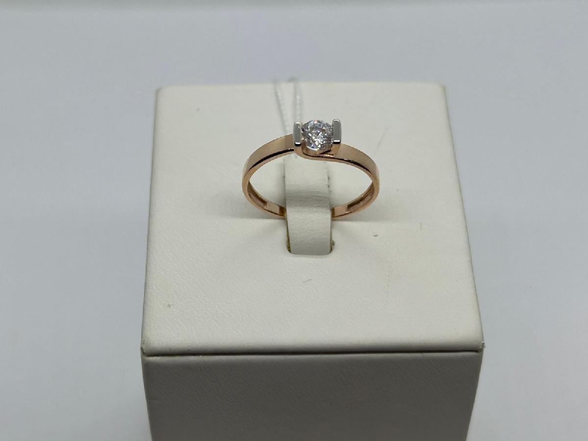 КОЛЬЦО С КАМНЕМ (Au 585)