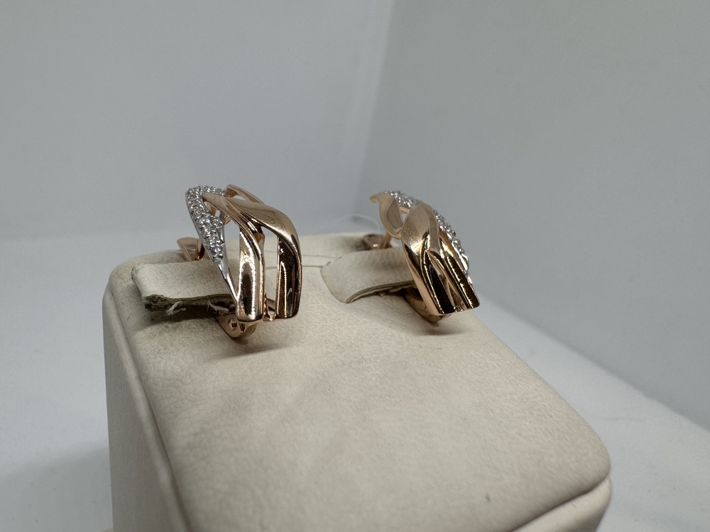 СЕРЬГИ С КАМНЯМИ (Au 585)