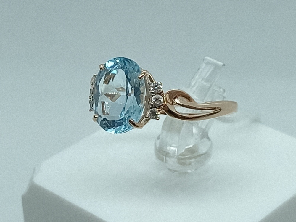 КОЛКМИ585 КОЛЬЦО С КАМНЯМИ (Au 585)