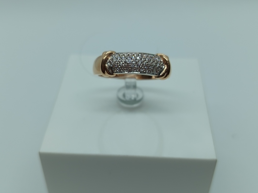 КОЛЬЦО С КАМНЯМИ (Au 585)