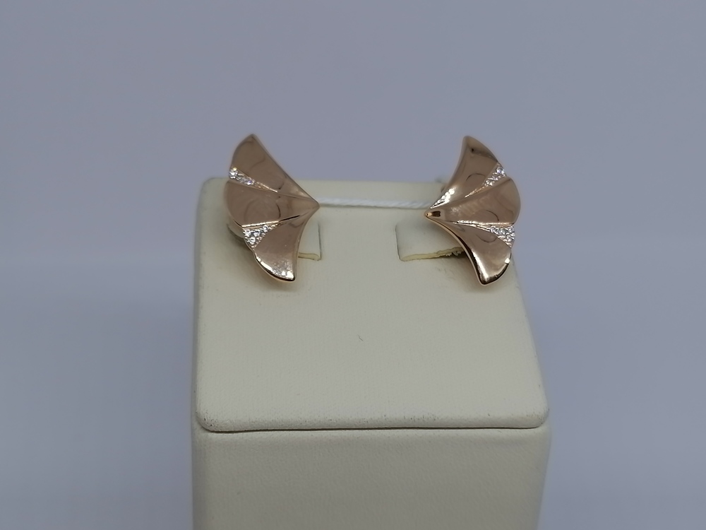 СКМИ585 СЕРЬГИ С КАМНЯМИ (Au 585)