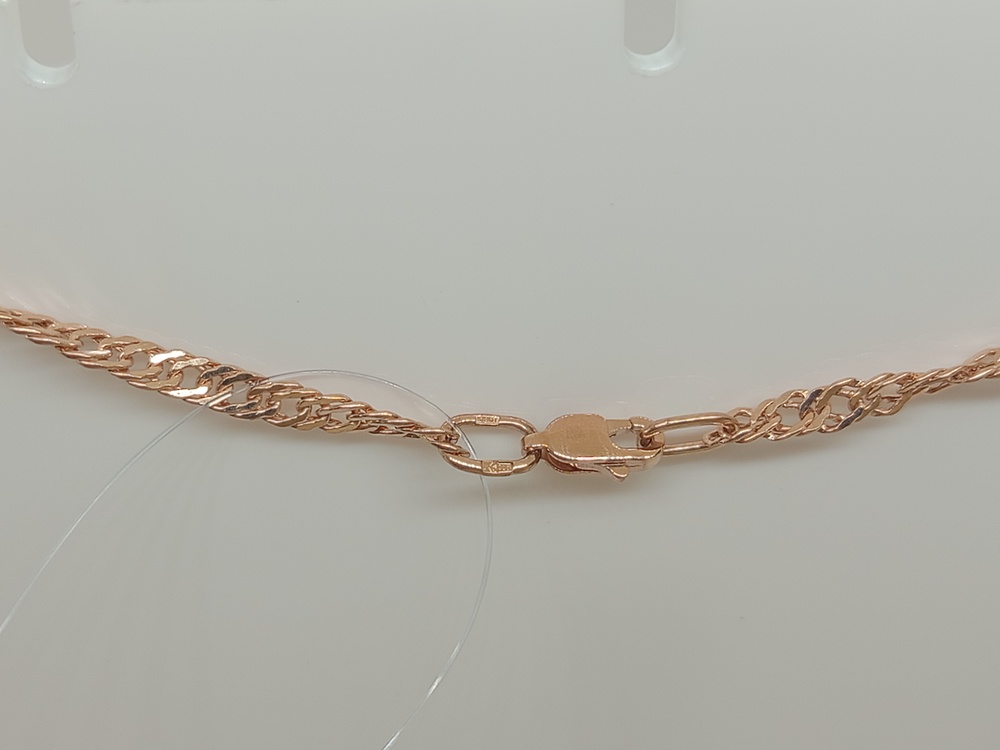 ЦЕПЬ ПУСТОТЕЛАЯ Сингапур (Au 585)