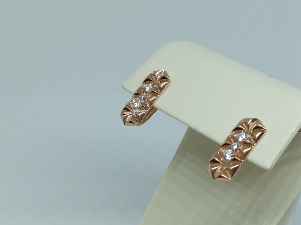 СЕРЬГИ С КАМНЯМИ (Au 585) СЕРЬГИ С КАМНЯМИ (Au 585)