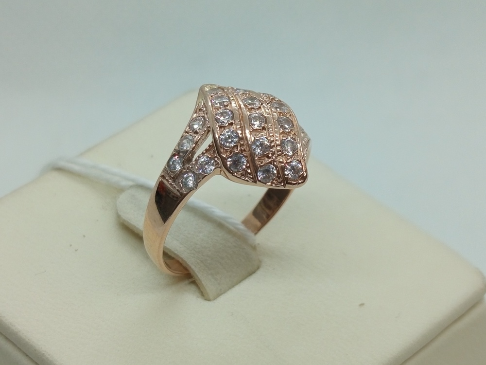 КОЛКМИ585 КОЛЬЦО С КАМНЯМИ (Au 585)