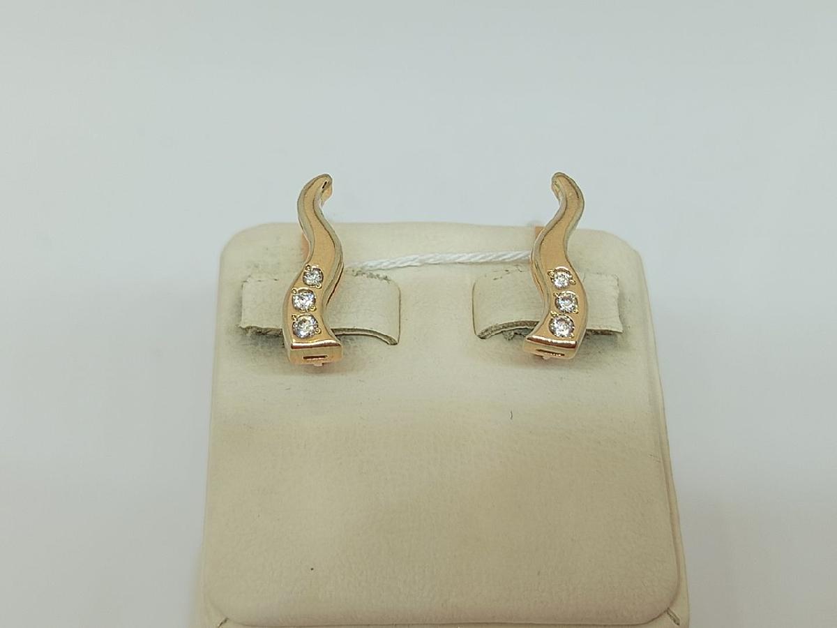 СЕРЬГИ С КАМНЯМИ (Au 585)