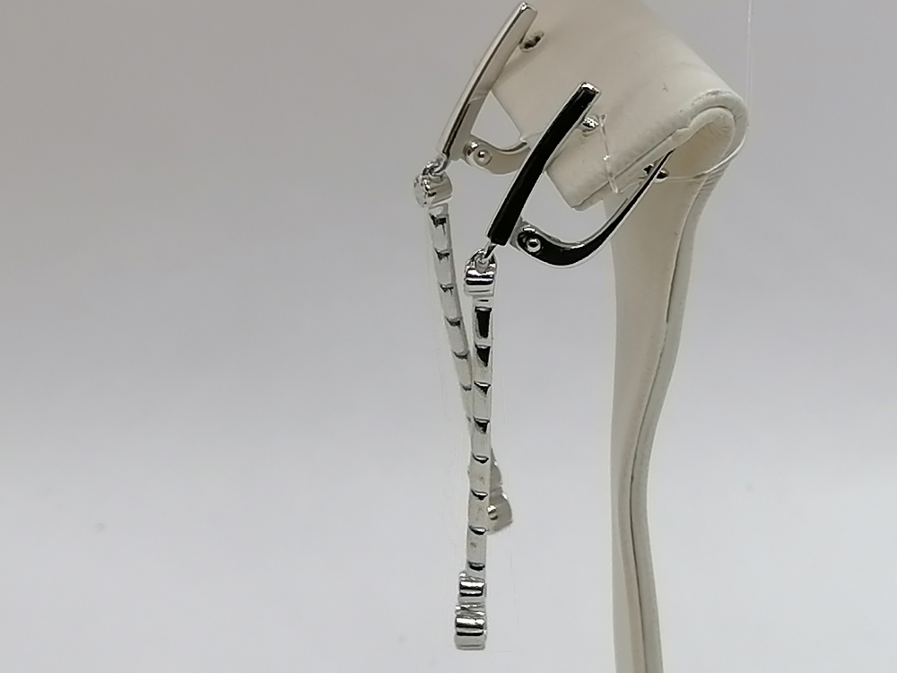 СЕРЬГИ БРИЛЛИАНТ (Ag 925)