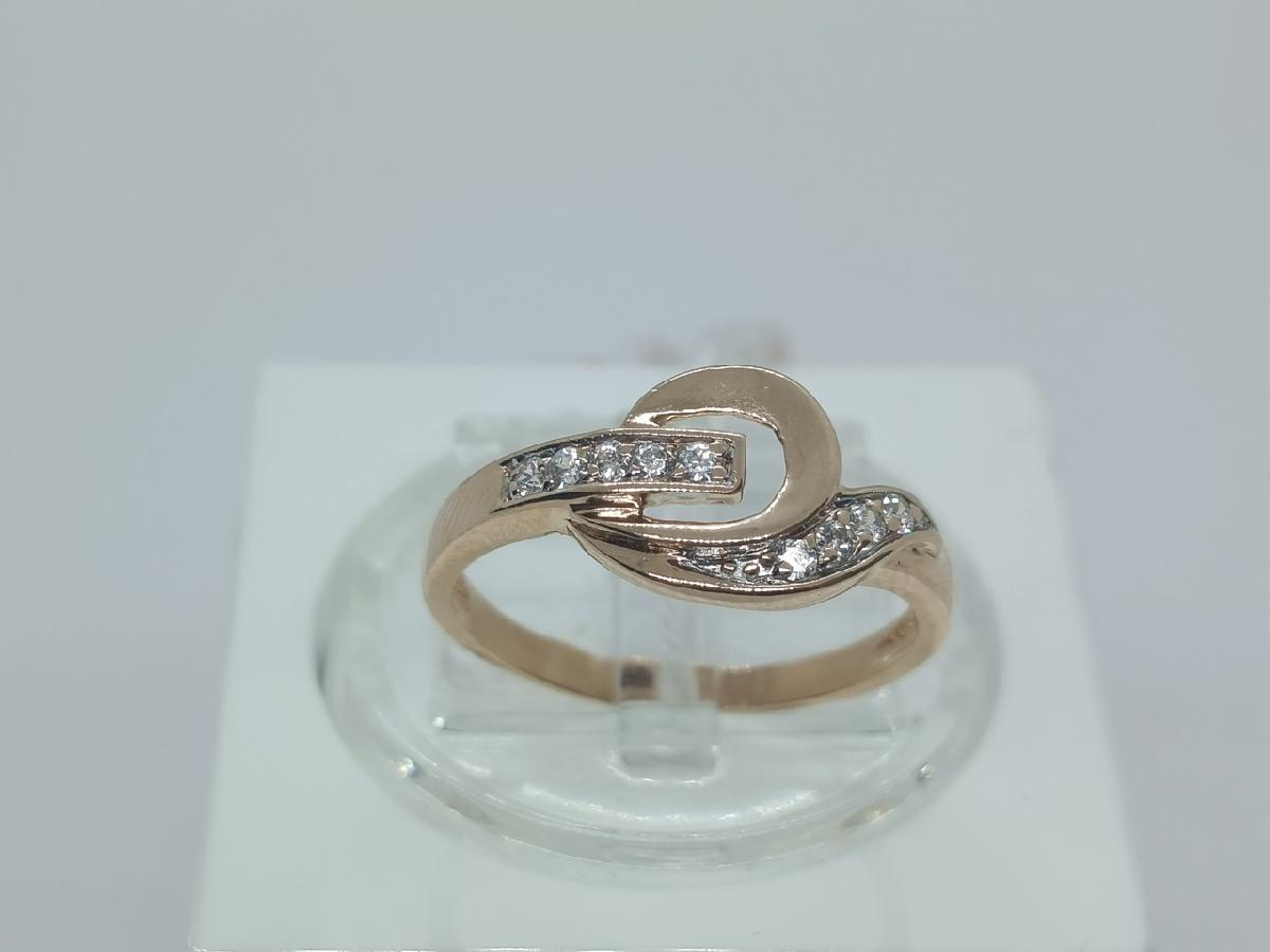 КОЛКМИ585 КОЛЬЦО С КАМНЯМИ (Au 585)