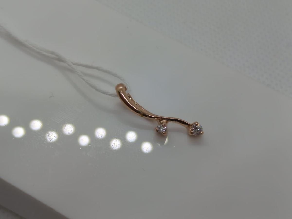 ПОДКМИ585 ПОДВЕСКА С КАМНЯМИ (Au 585)