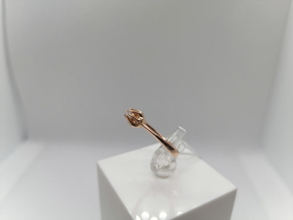 КОЛКМ585 КОЛЬЦО С КАМНЕМ (Au 585)