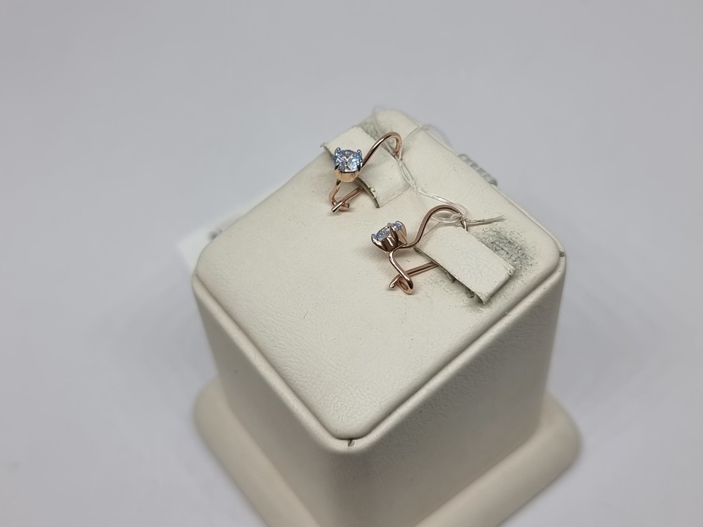 026948 СЕРЬГИ С ПЕТЕЛЬКОЙ (Au 585)