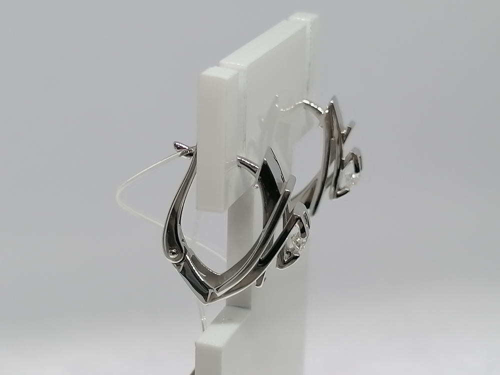 С1826-220 СЕРЬГИ БРИЛЛИАНТ (Au 585)