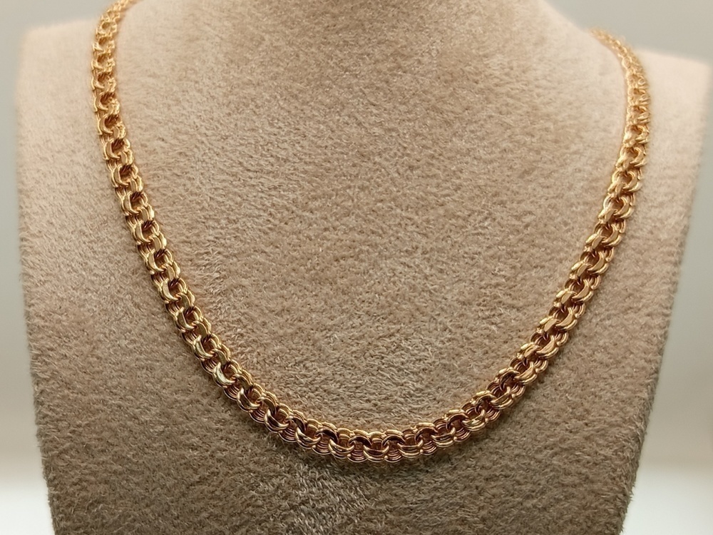 ЦЕПЬ ПУСТОТЕЛАЯ Бисмарк (Au 585)