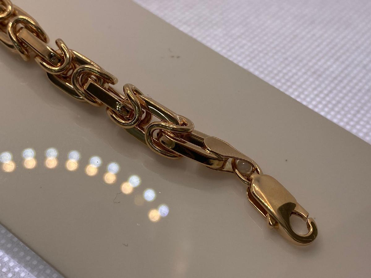 БРАСЛЕТ ПОЛНОВЕСНЫЙ Московский бит (Au 585)