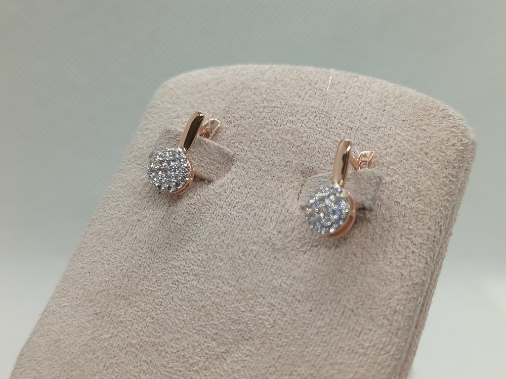 СЕРЬГИ С КАМНЯМИ (Au 585)