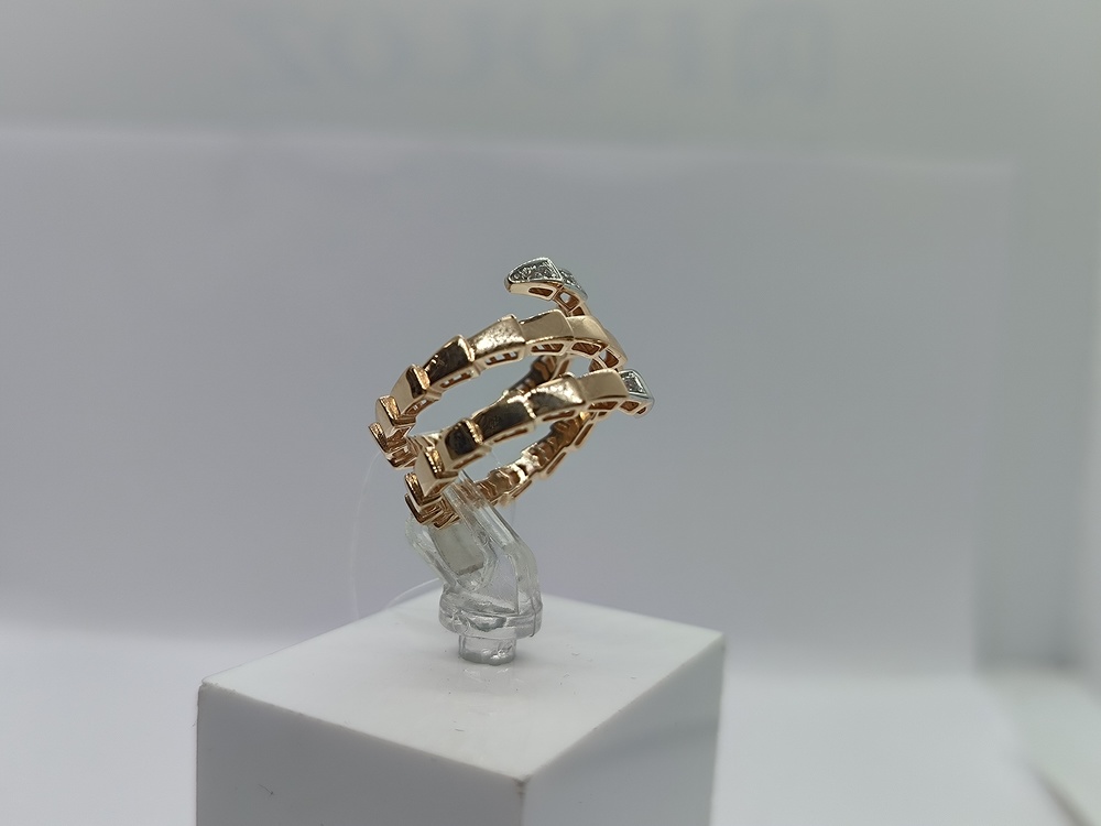 КОЛЬЦО С КАМНЯМИ (Au 585)