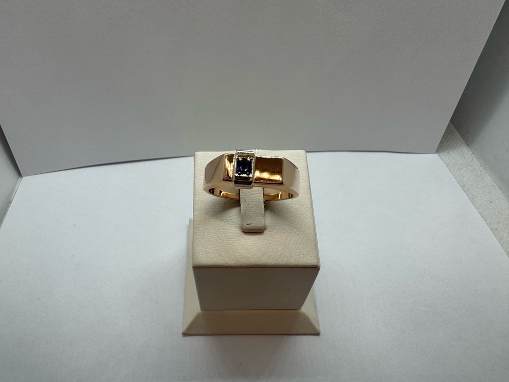 31-0313-С КОЛЬЦО ПЕЧАТКА с камнем (Au 585)