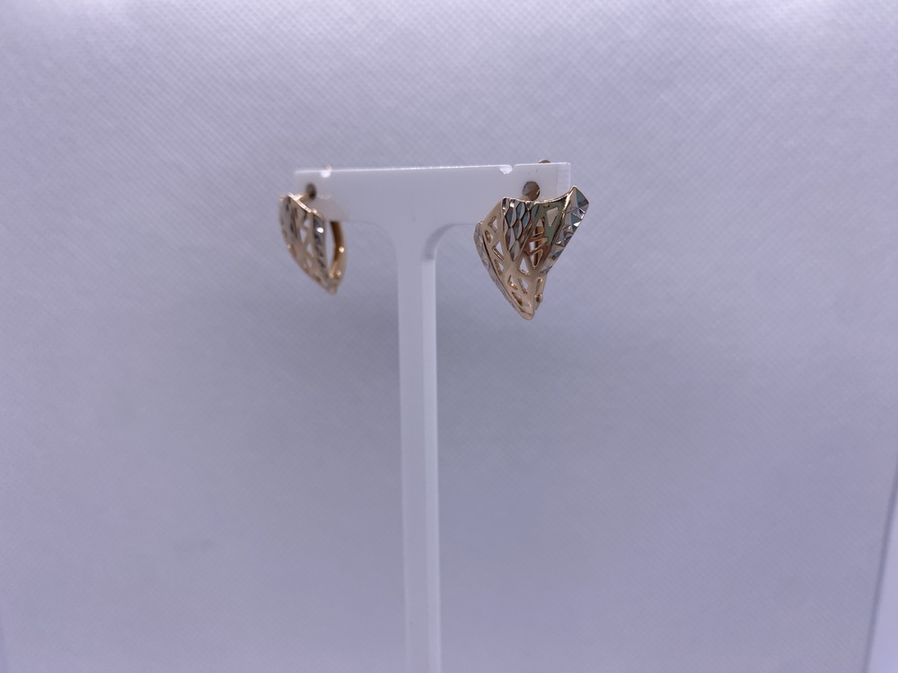 СБКМ585 СЕРЬГИ БЕЗ КАМНЯ (Au 585)