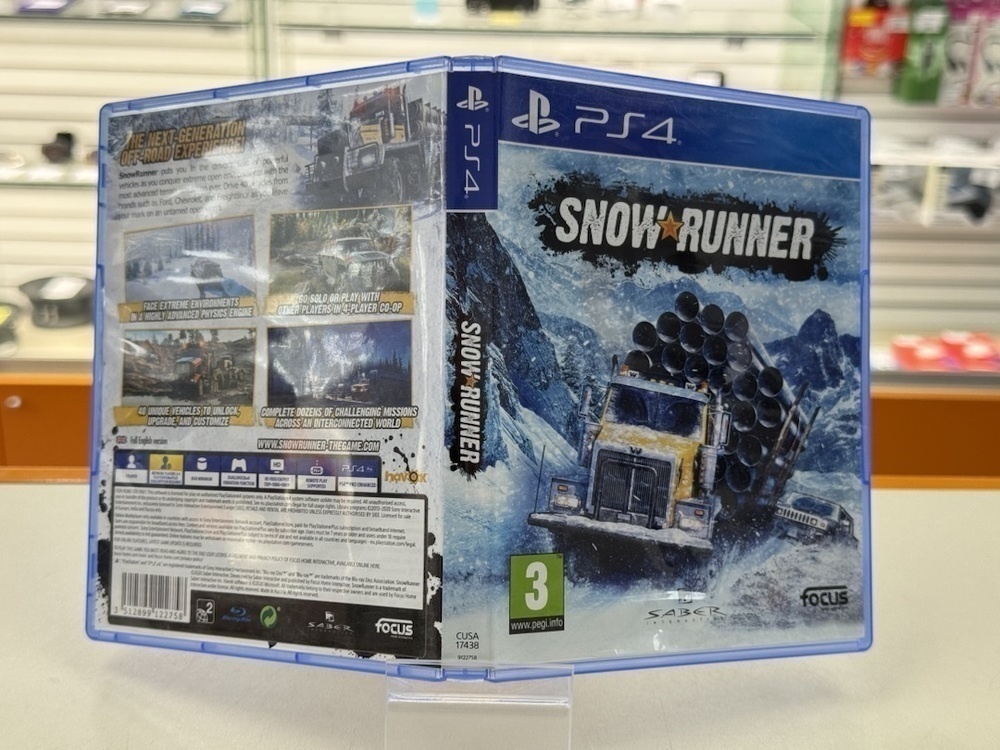 Игра  Playstation 4 Snowrunner