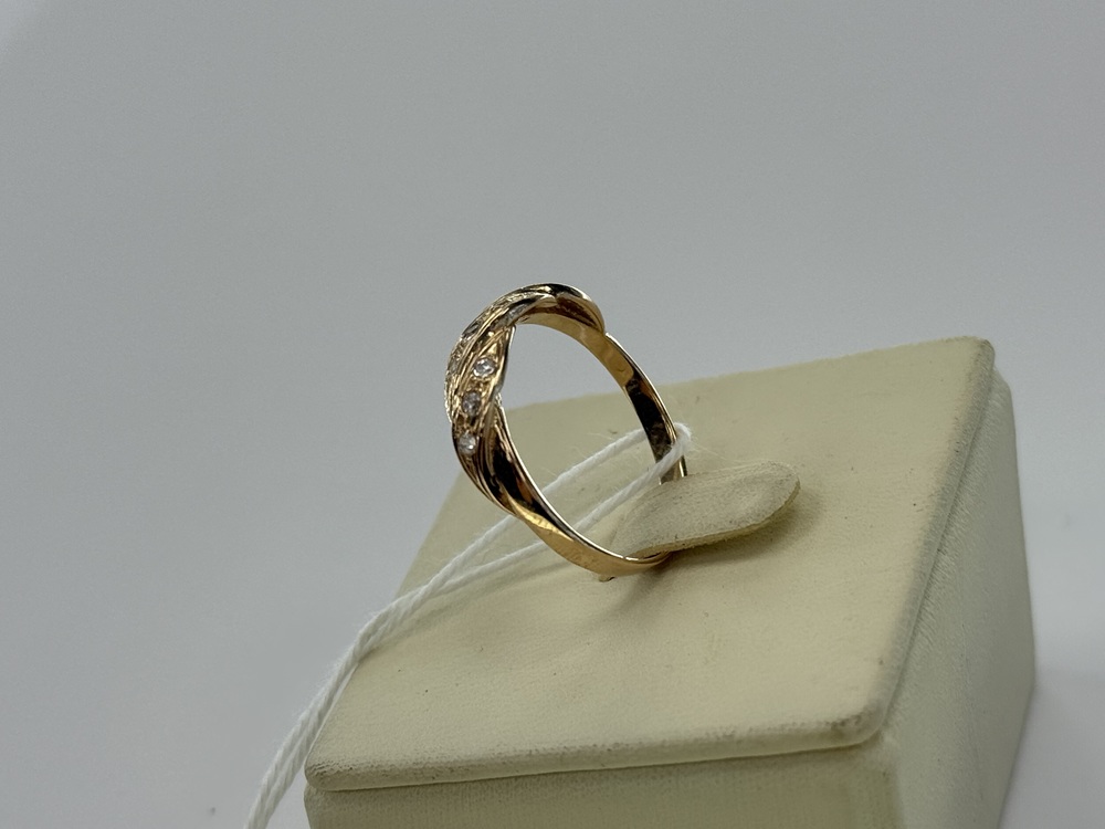 КОЛКМИ585 КОЛЬЦО С КАМНЯМИ (Au 585)