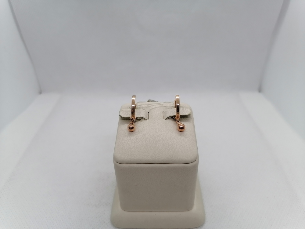 СЕРЬГИ БЕЗ КАМНЯ (Au 585)