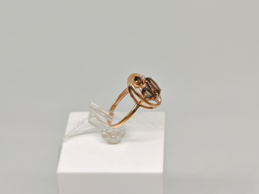 КОЛКМИ585 КОЛЬЦО С КАМНЯМИ (Au 585)