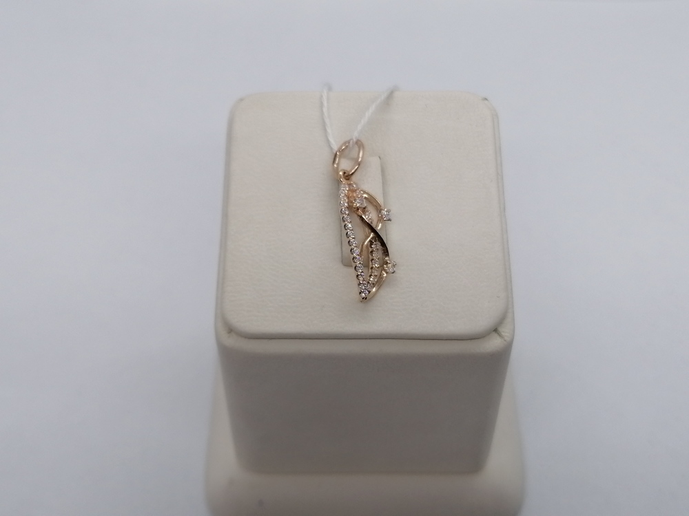 ПОДВЕСКА С КАМНЯМИ (Au 585)