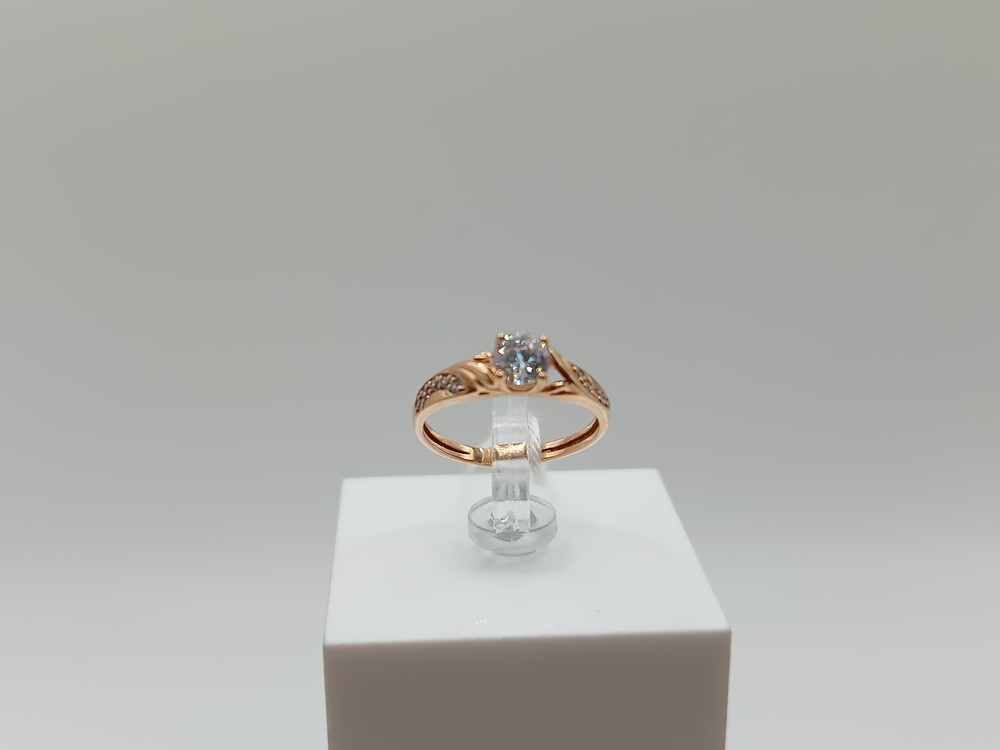 КОЛКМИ585 КОЛЬЦО С КАМНЯМИ (Au 585)