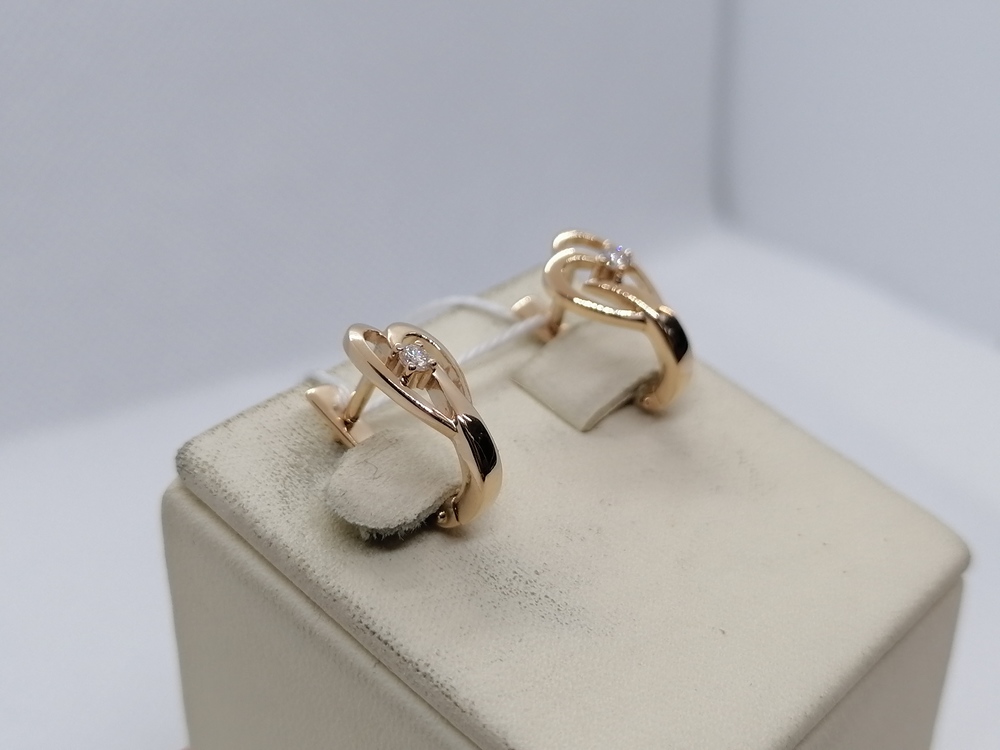 СЕРЬГИ БРИЛЛИАНТ (Au 585)