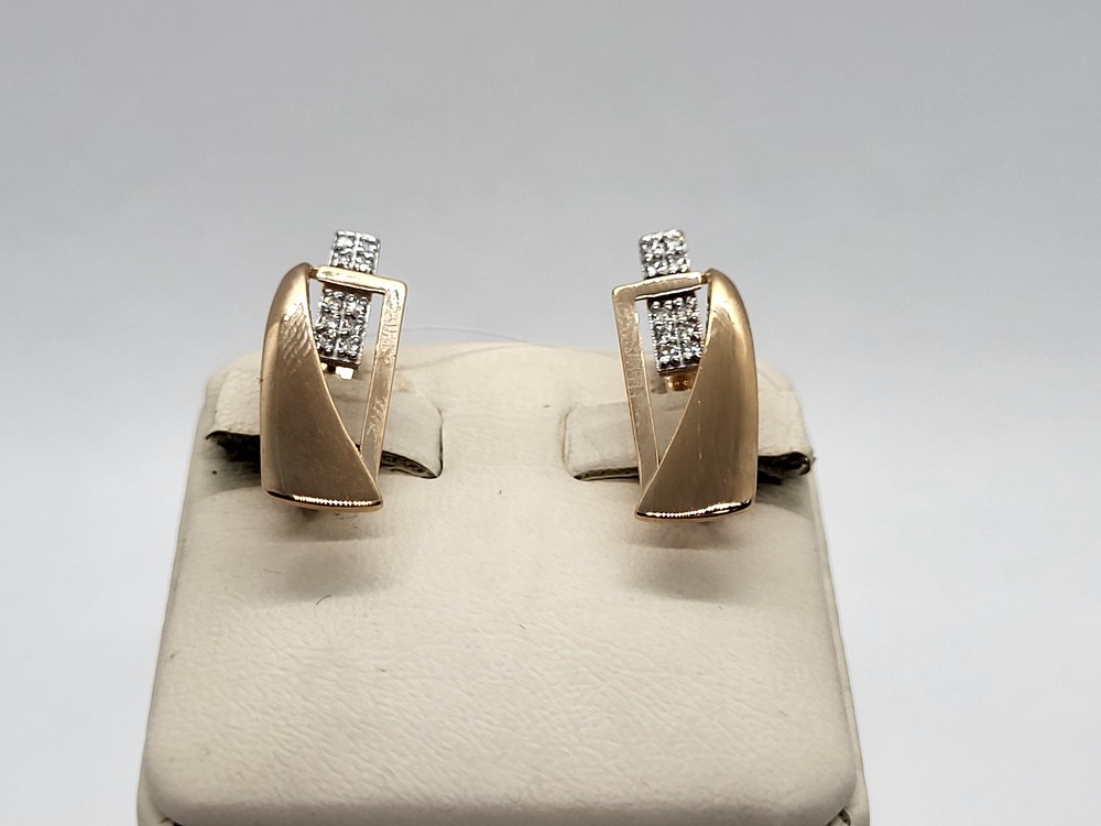 СЕРЬГИ С КАМНЯМИ (Au 585)