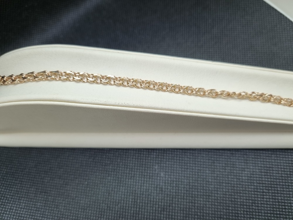 БРАСЛЕТ ПУСТОТЕЛЫЙ Бисмарк Au 585