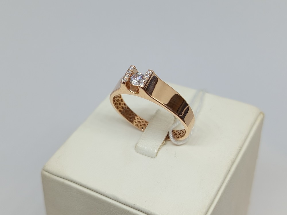 КОЛКМИ585 КОЛЬЦО С КАМНЯМИ (Au 585)