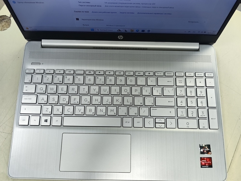 Ноутбук HP; Ryzen 3 3250U, Intel UHD Graphics, 8 Гб, 256 Гб, Нет