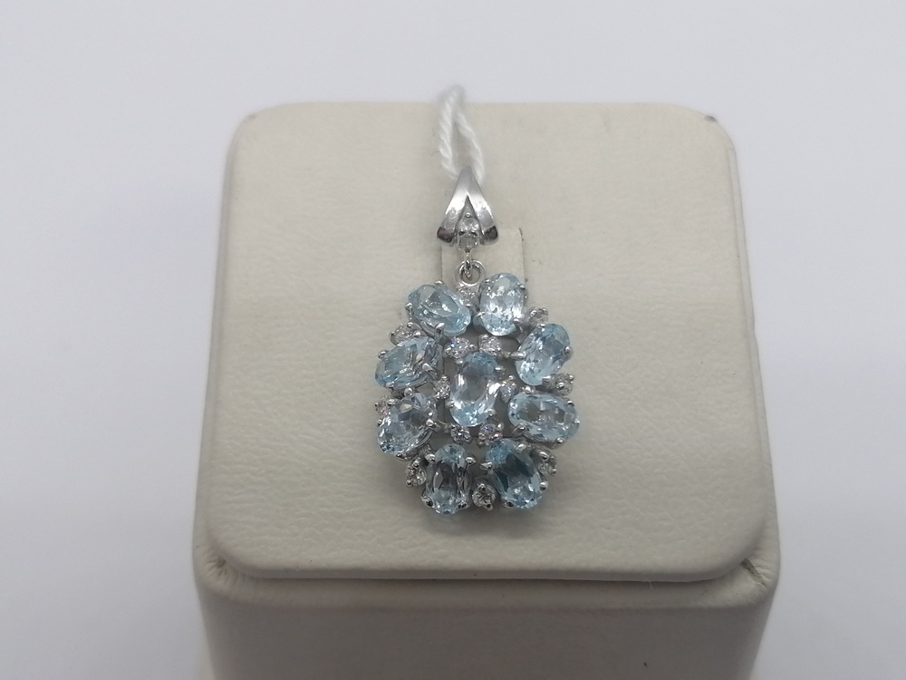 ПОДВЕСКА С КАМНЯМИ (Au 585)