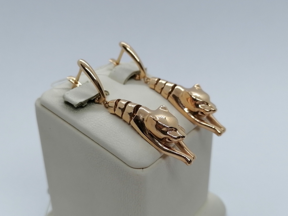 СЕРЬГИ С КАМНЯМИ (Au 585)