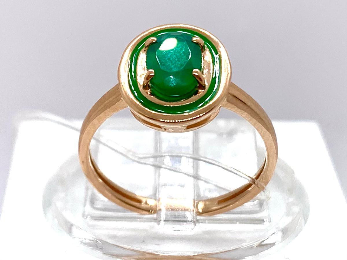 КОЛЬЦО С КАМНЕМ (Au 585)