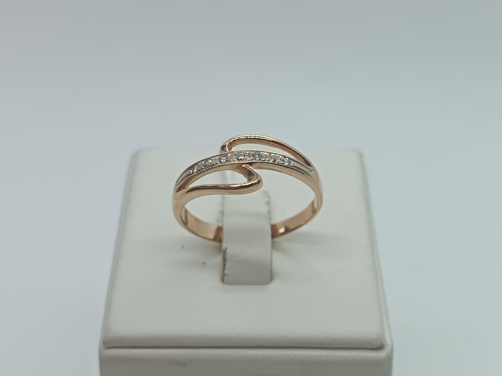 КОЛКМИ585 КОЛЬЦО С КАМНЯМИ (Au 585)