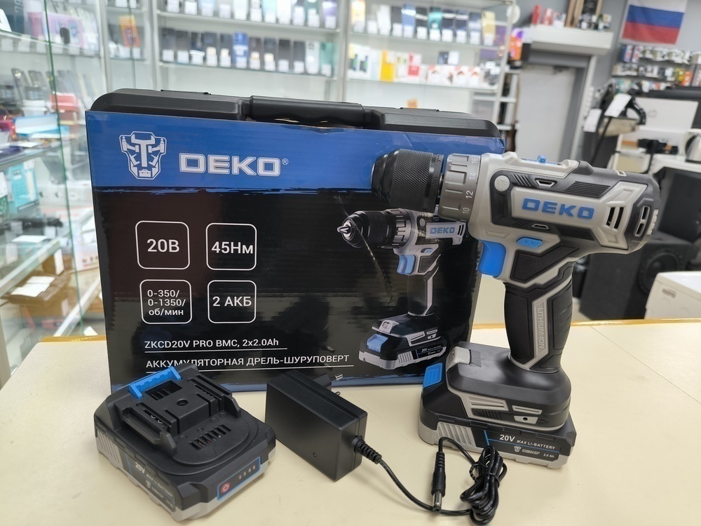 Шуруповерт Deko ZKCID20V