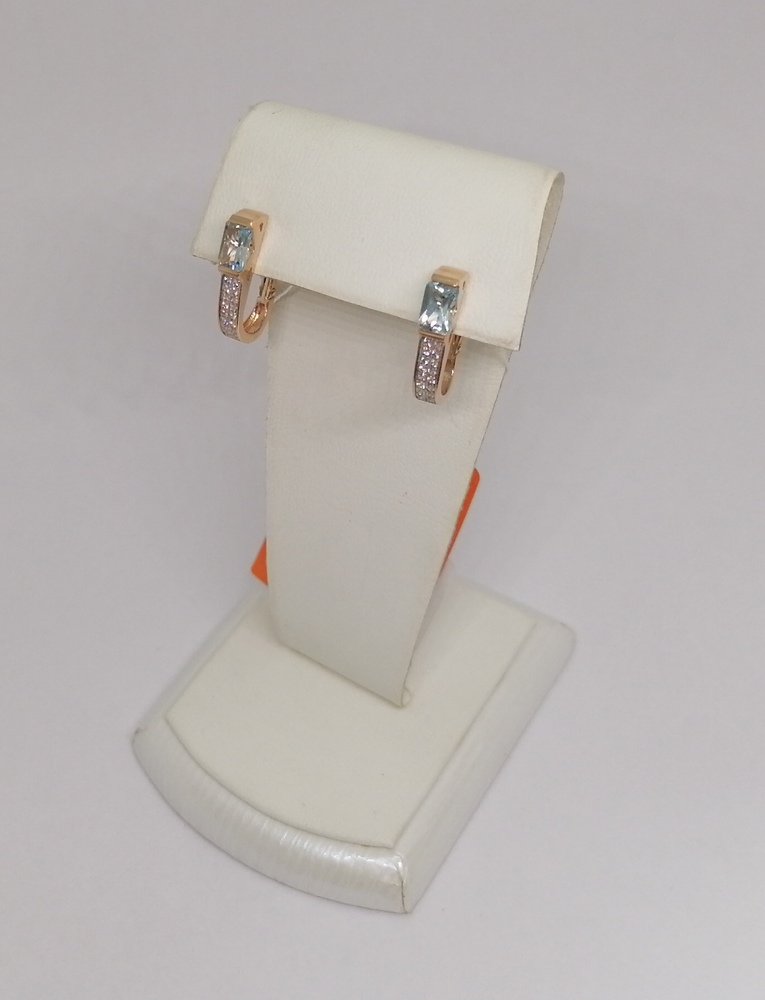 СКМИ585 СЕРЬГИ С КАМНЯМИ (Au 585)