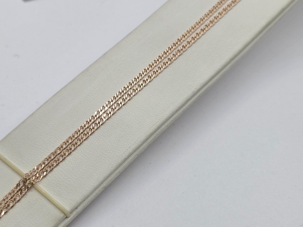 ЦЕПЬ ПОЛНОВЕСНАЯ Ромб двойной (Au 585)